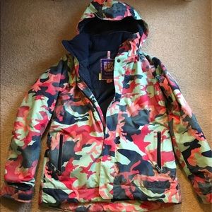 BURTON Girls DryRide Waterproof Ski Snow Zip Jacket L(14/16)